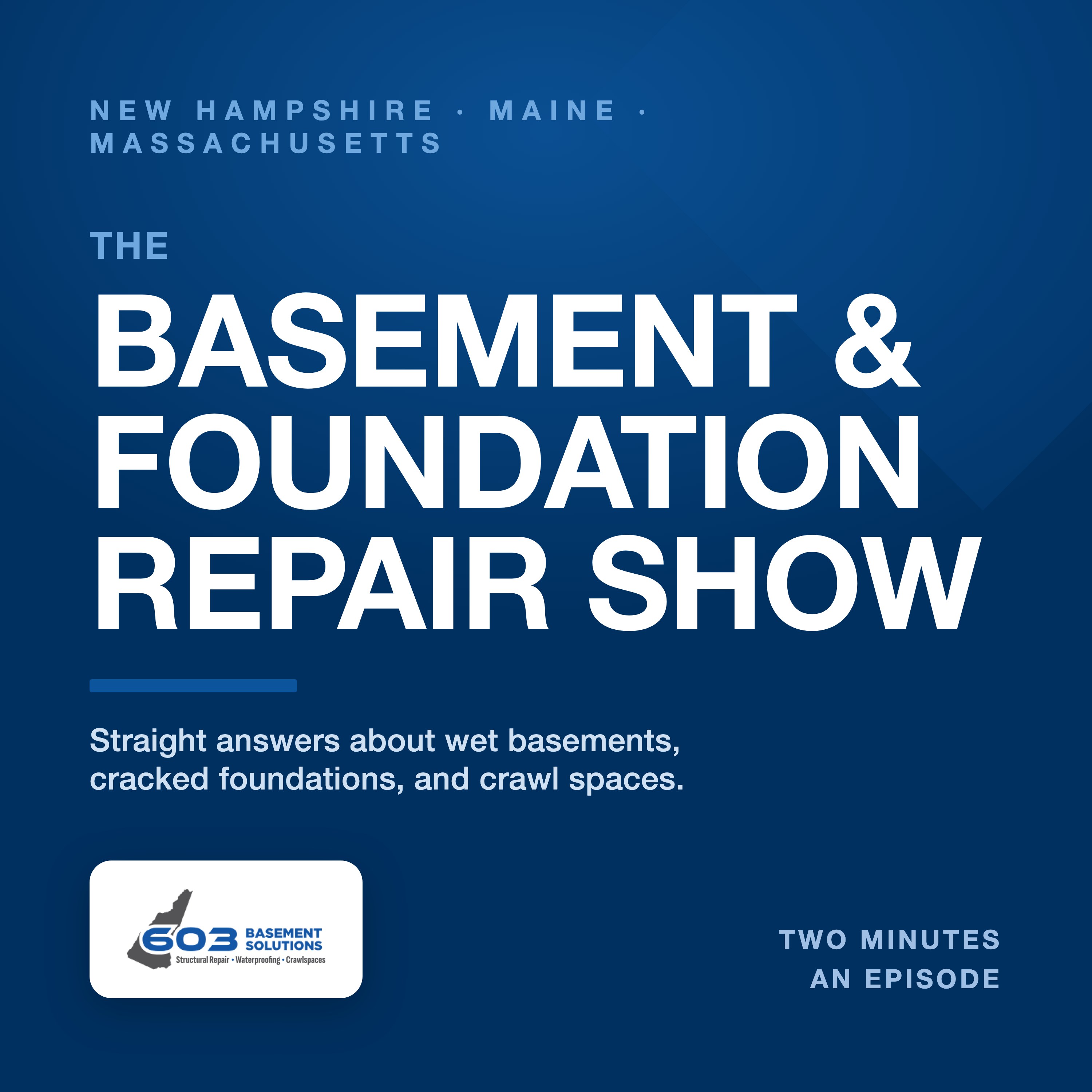 The Basement & Foundation Repair Show podcast artwork